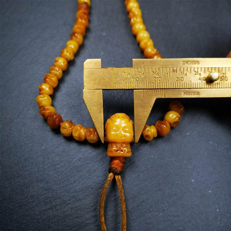 7mm Yak Bone Mala,66cm - Gandhanra-ART