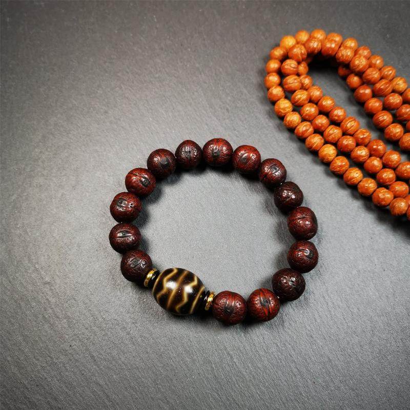 Fortune Wave Dzi Bracelet - Gandhanra-ART