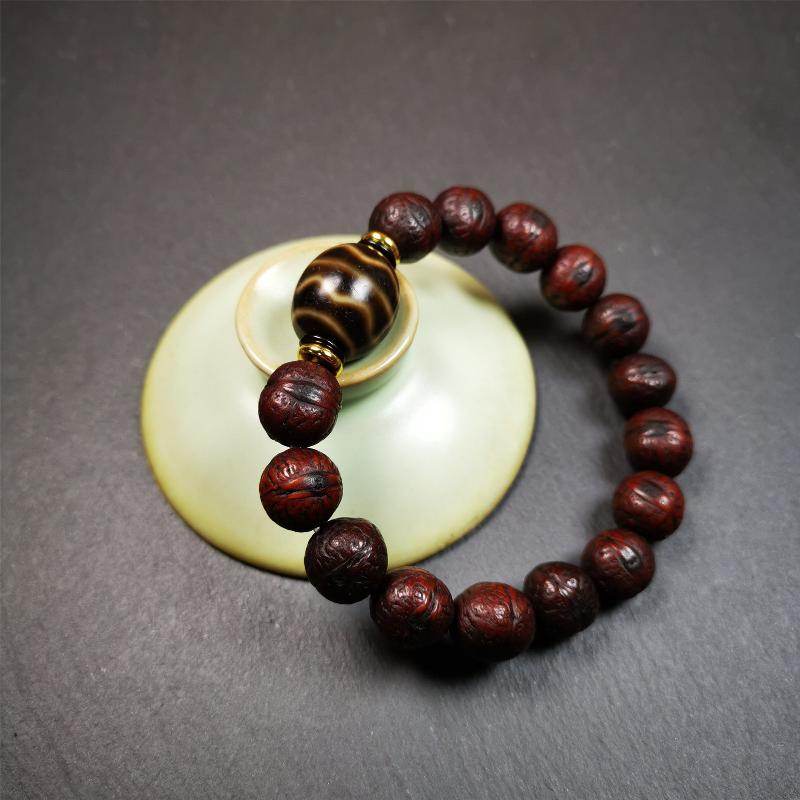 Fortune Wave Dzi Bracelet - Gandhanra-ART
