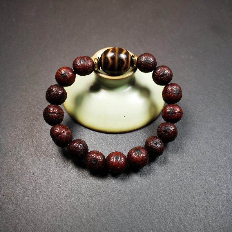 Fortune Wave Dzi Bracelet - Gandhanra-ART
