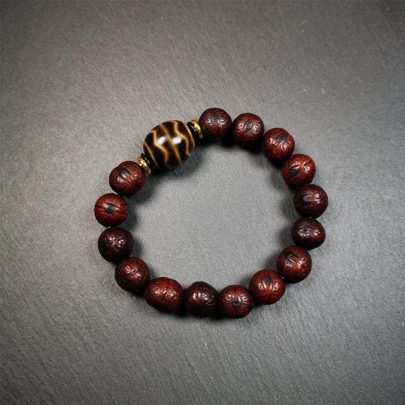Fortune Wave Dzi Bracelet - Gandhanra-ART