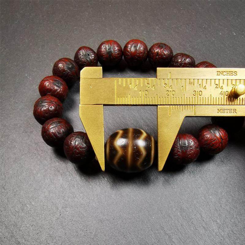 Fortune Wave Dzi Bracelet - Gandhanra-ART