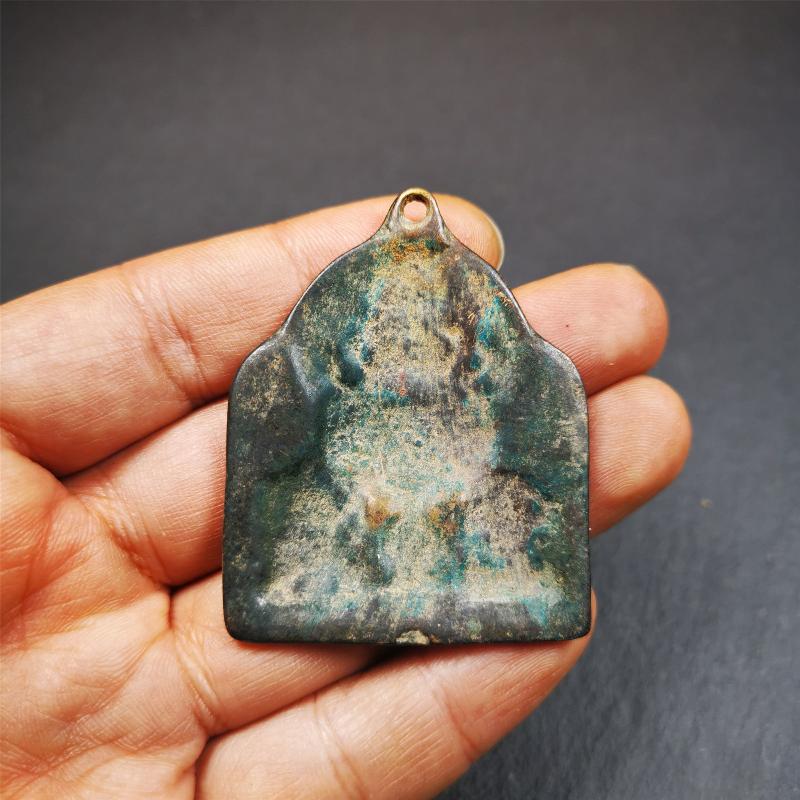 Gandhanra Tibetan Buddha Statue,Three Great Bodhisattvas,Chenrezig,Manjushri,Vajrapani,40 Years Old