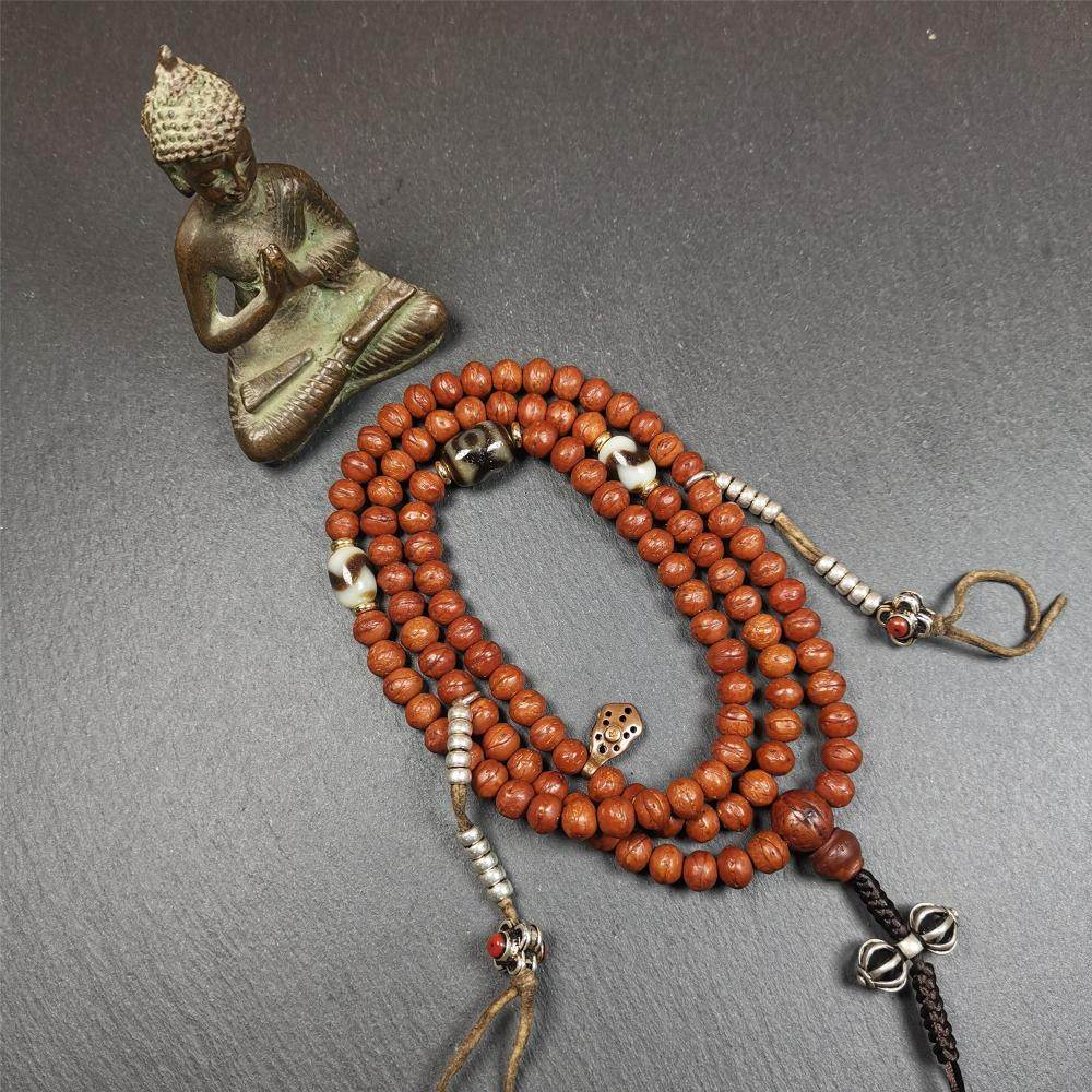 Old Bodhi Beads Mala - Gandhanra-ART