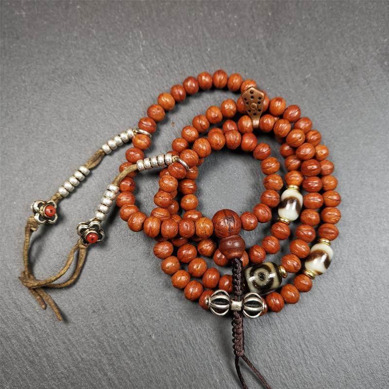 Old Bodhi Beads Mala - Gandhanra-ART