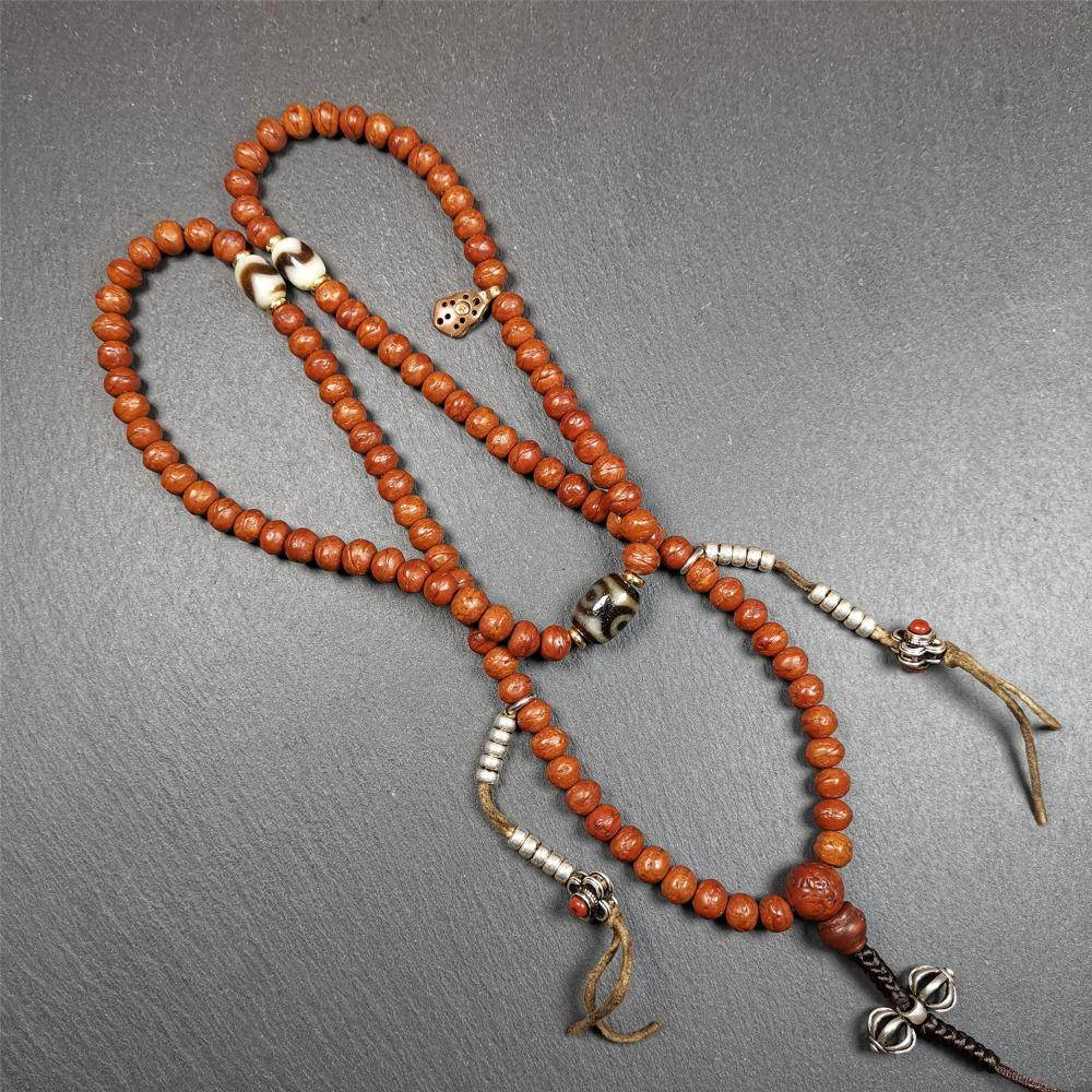 Old Bodhi Beads Mala - Gandhanra-ART