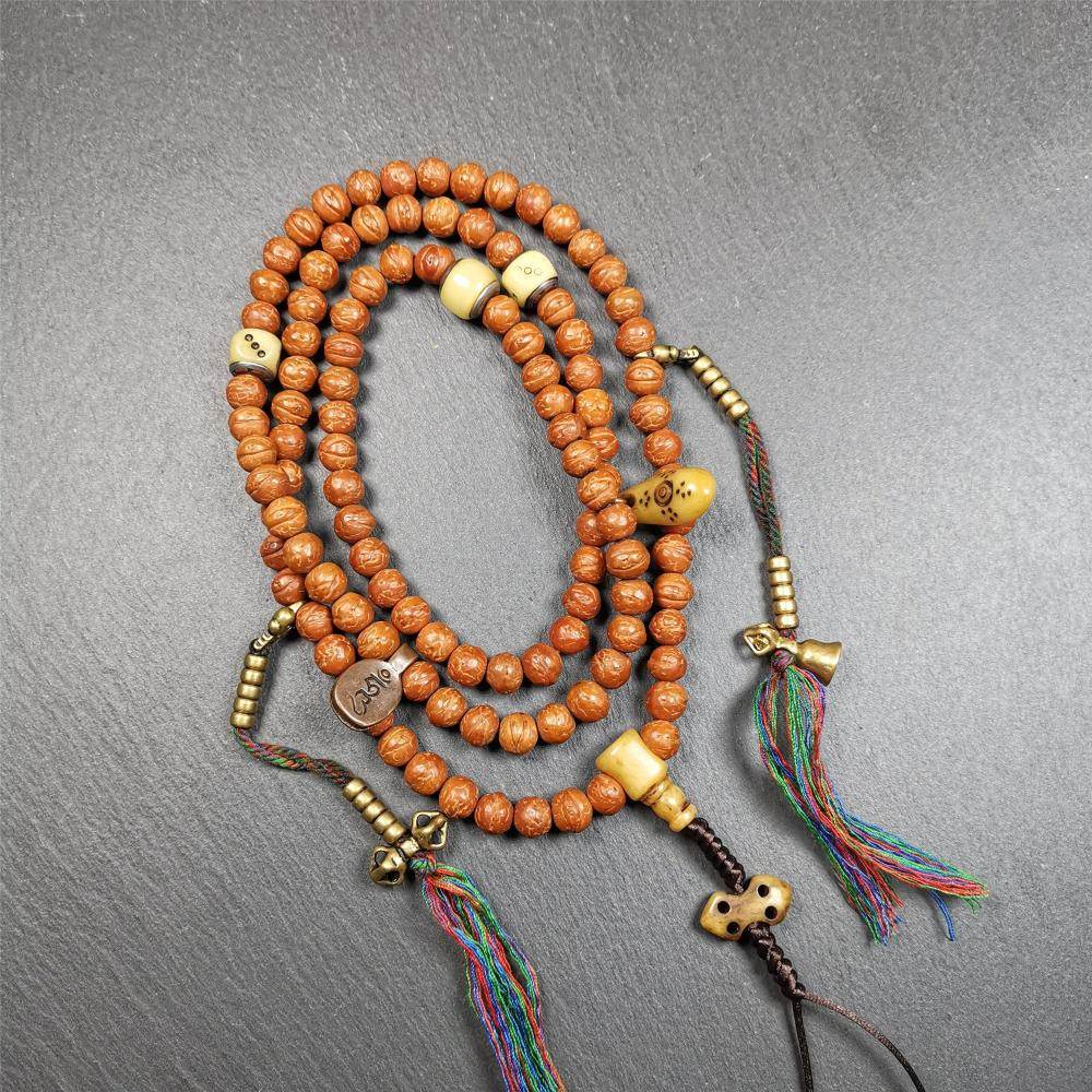 Old Bodhi Beads Mala - Gandhanra-ART