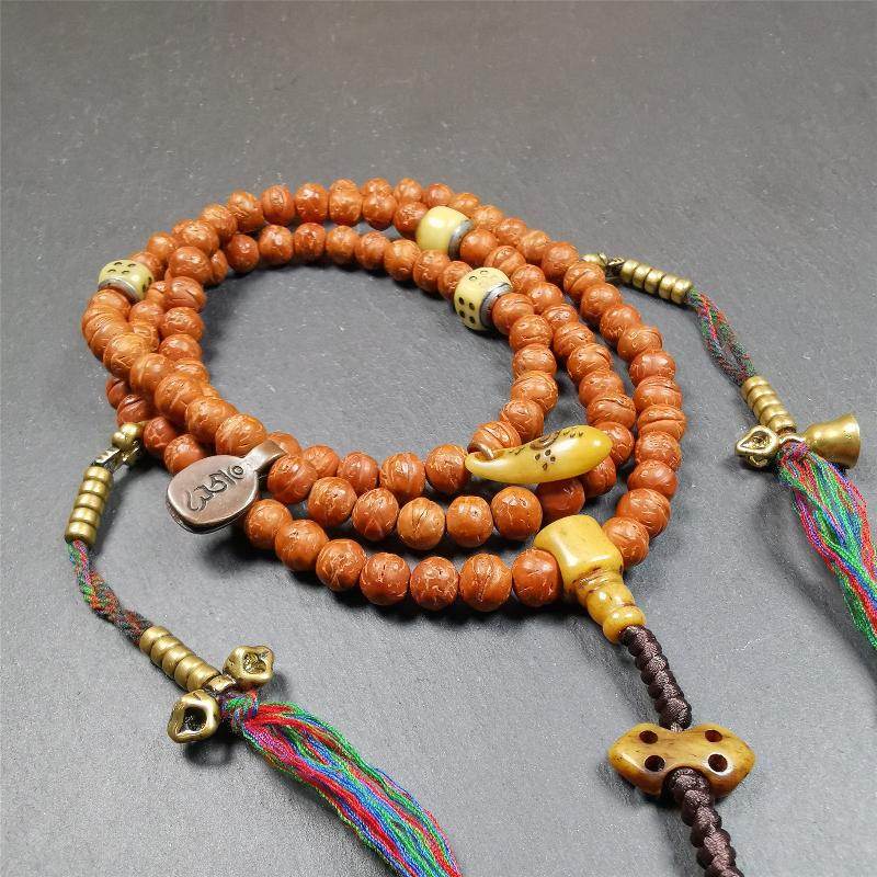 Old Bodhi Beads Mala - Gandhanra-ART