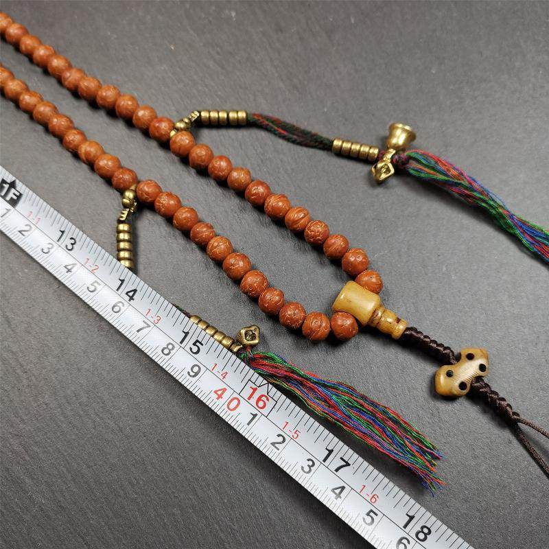 Old Bodhi Beads Mala - Gandhanra-ART