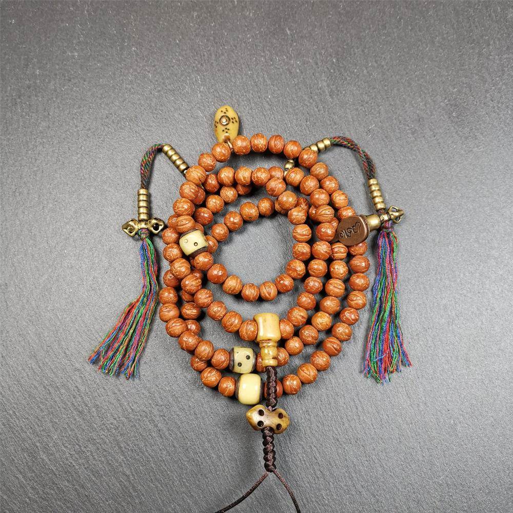 Old Bodhi Beads Mala - Gandhanra-ART