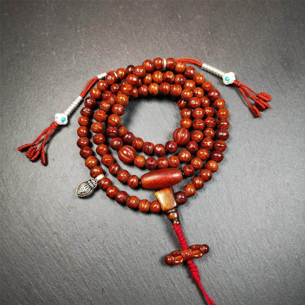 Old Bodhi Beads Mala - Gandhanra-ART