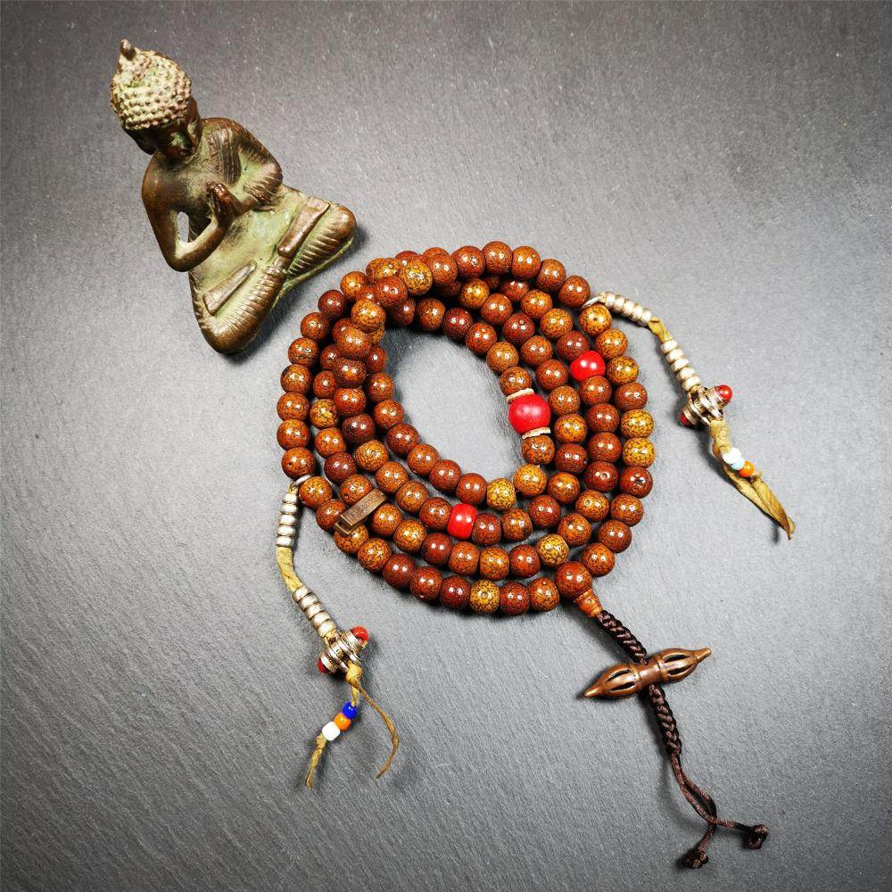 Old Lotus Seed Mala - Gandhanra-ART