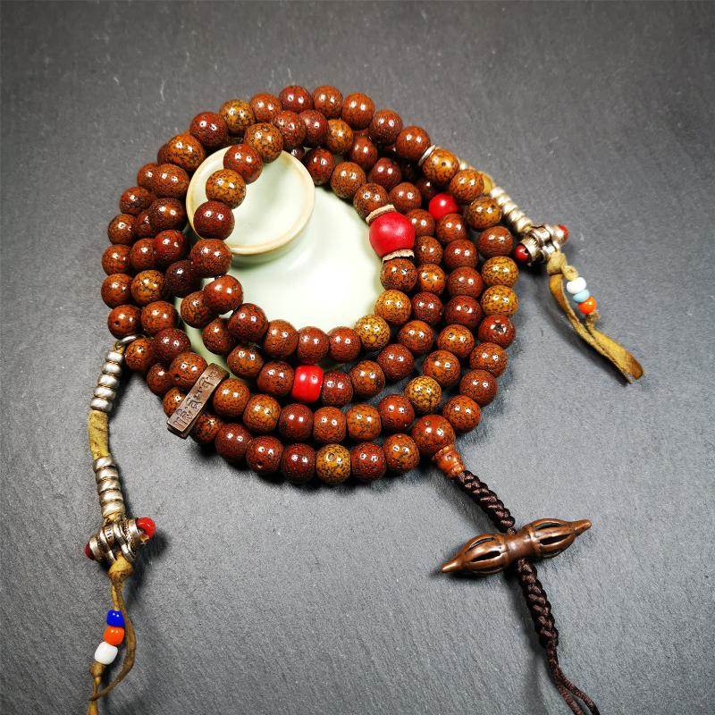Old Lotus Seed Mala - Gandhanra-ART