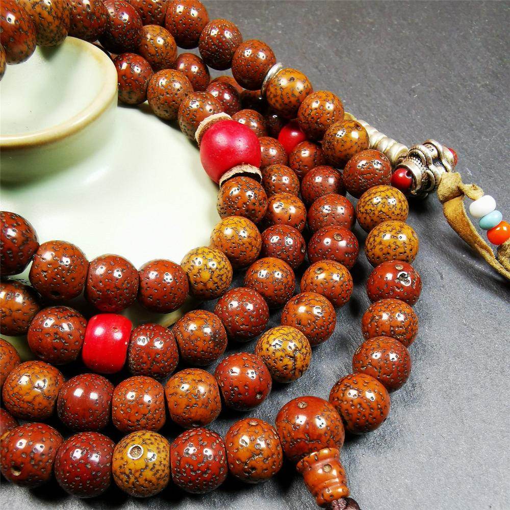 Old Lotus Seed Mala - Gandhanra-ART
