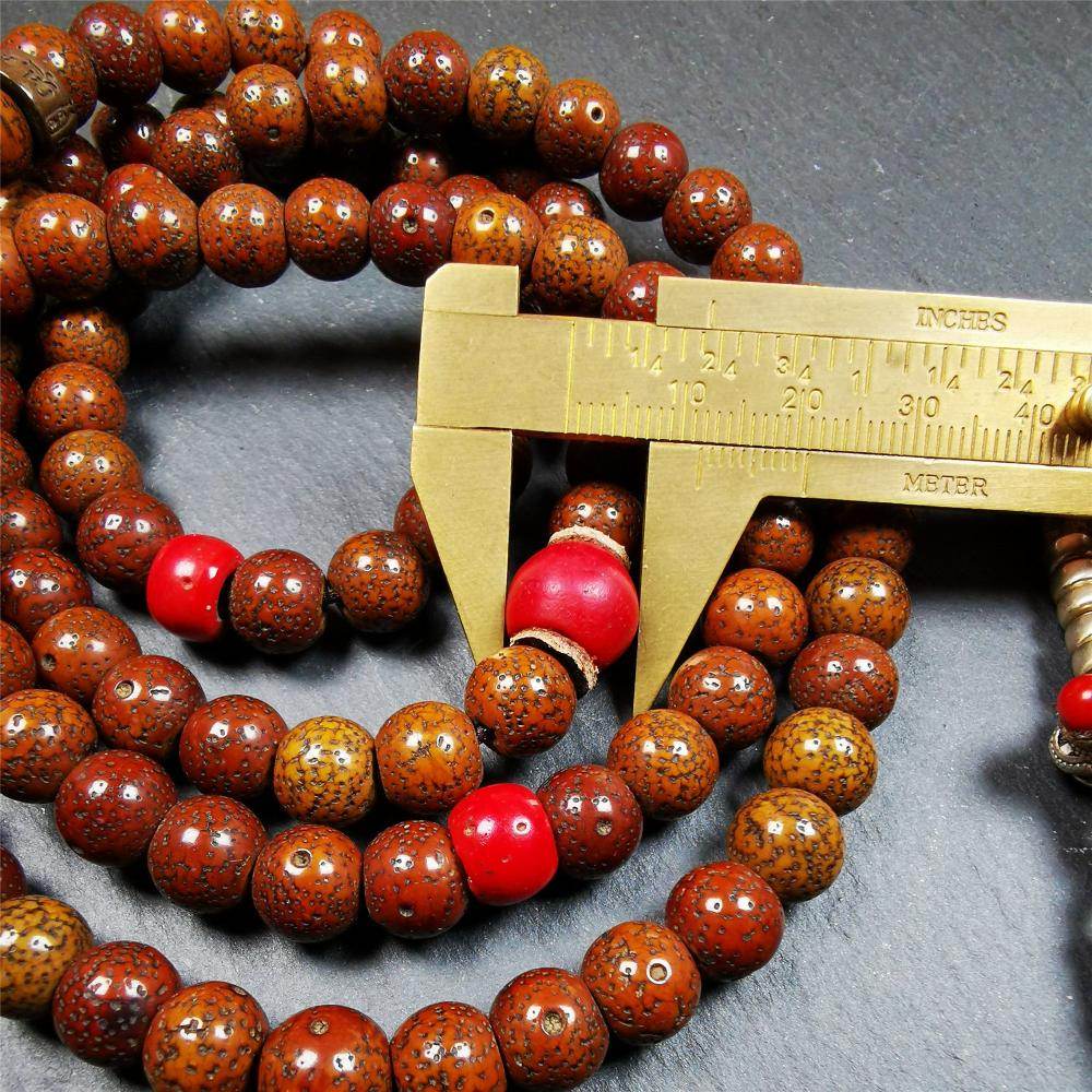 Old Lotus Seed Mala - Gandhanra-ART