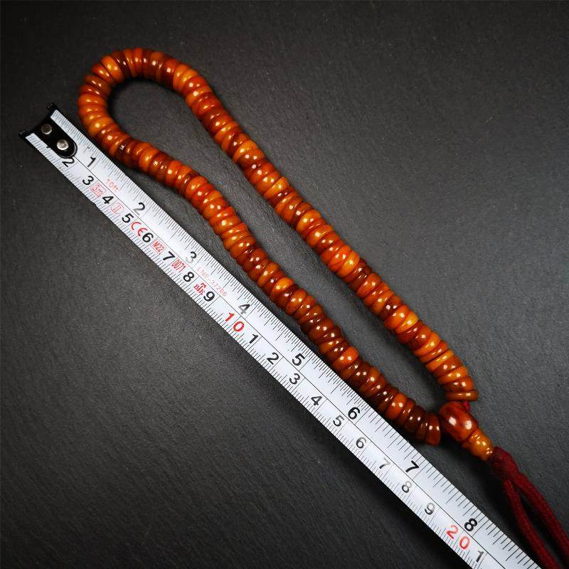 Old Yak Bone Mala - 11mm - Gandhanra-ART
