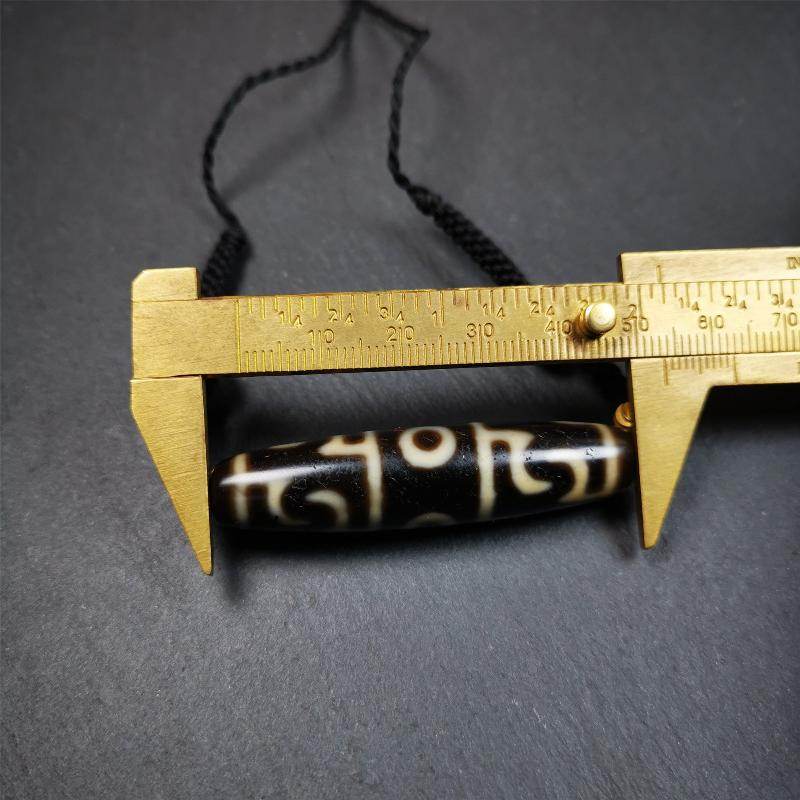 Guru Rinpoche's Ritual Paraphernalia Dzi Bead Necklace - Gandhanra-ART