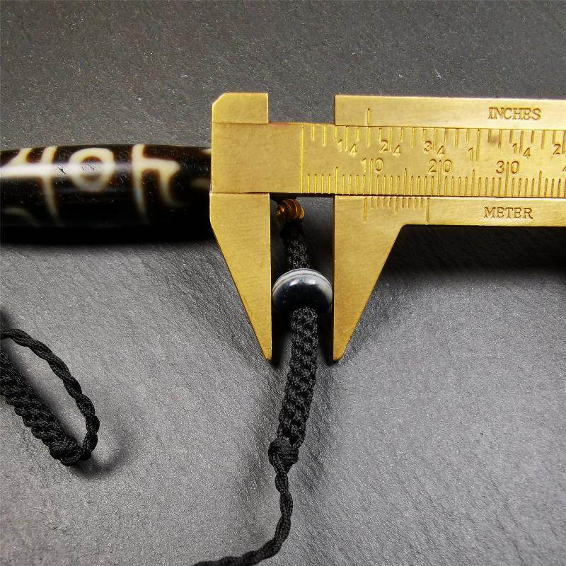 Guru Rinpoche's Ritual Paraphernalia Dzi Bead Necklace - Gandhanra-ART