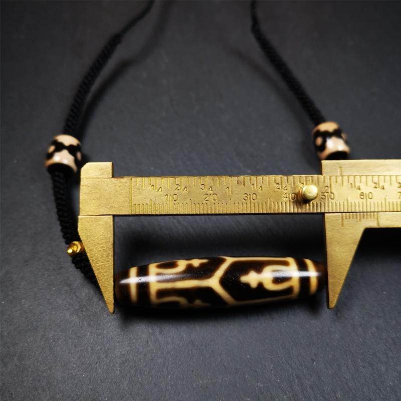 Treasure Vase Dzi Bead Necklace - Gandhanra-ART