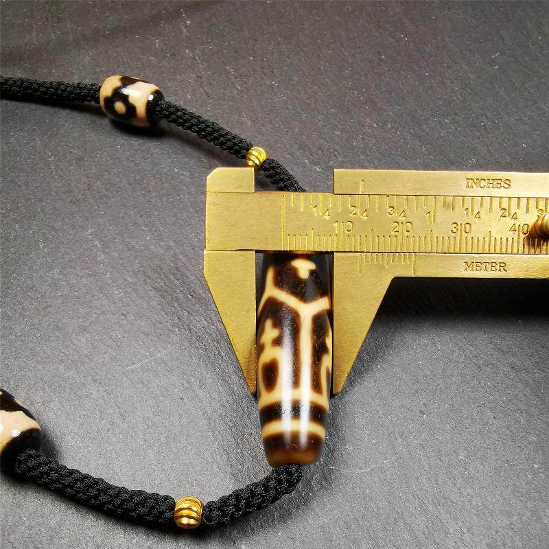 Treasure Vase Dzi Bead Necklace - Gandhanra-ART