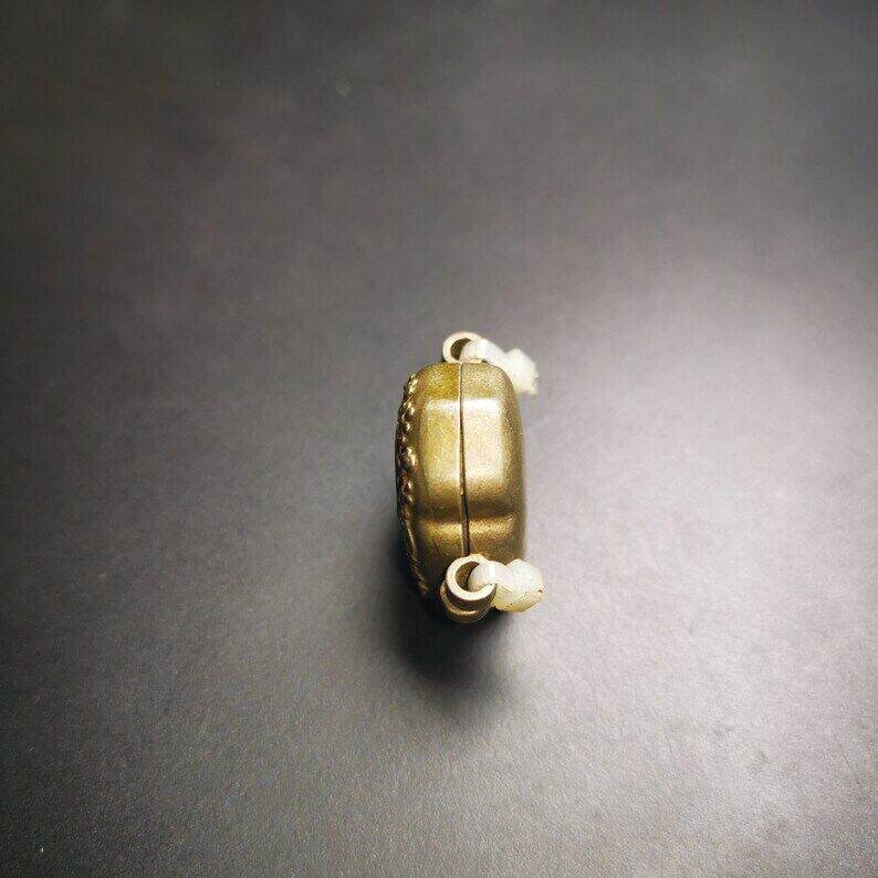 Gau Ghau Shrine, Yellow Jambhala Altar Amulet Pendant - Gandhanra-ART