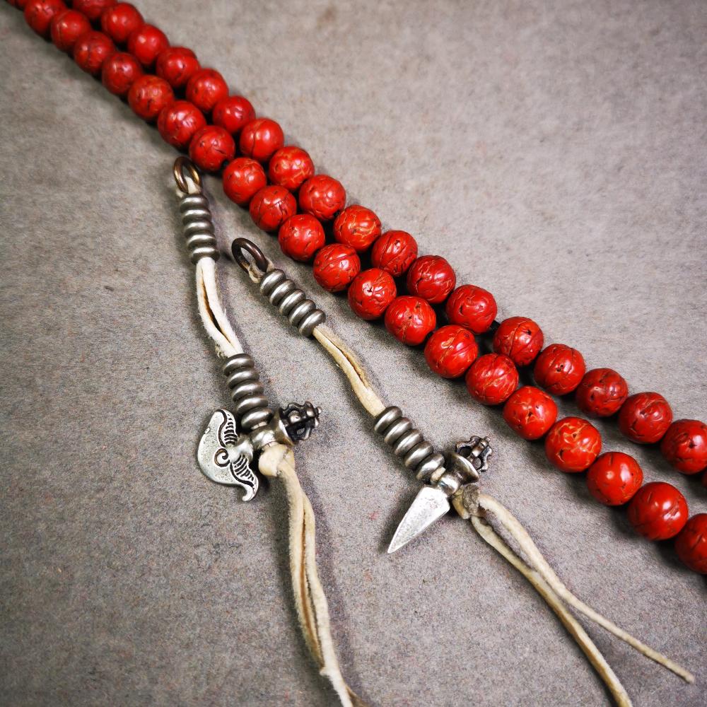 5mm White Copper Prayer Bead Counters for 6-15mm Mala