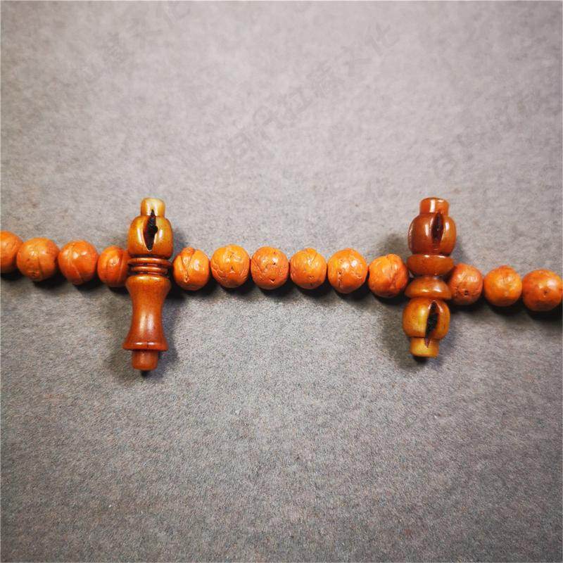Bone Carved Vajra Bell Pendant - Gandhanra-ART