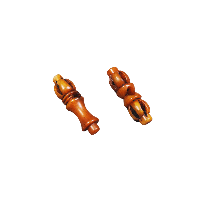 Bone Carved Vajra Bell Pendant - Gandhanra-ART