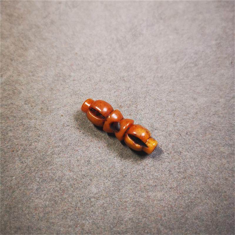 Bone Carved Vajra Bell Pendant - Gandhanra-ART