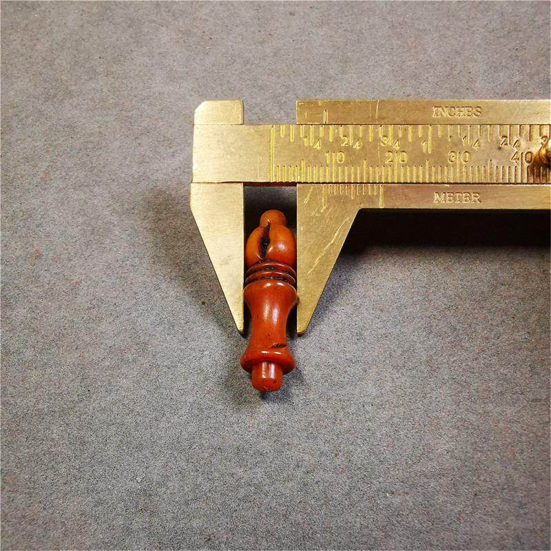 Bone Carved Vajra Bell Pendant - Gandhanra-ART