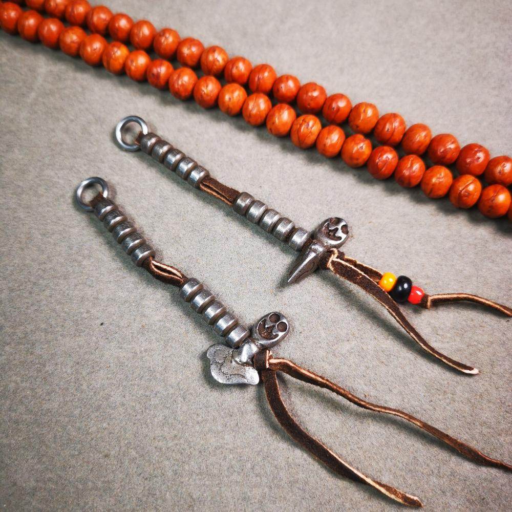 5mm Cold Iron Prayer Bead Counters for 8-15mm Mala - Gandhanra-ART