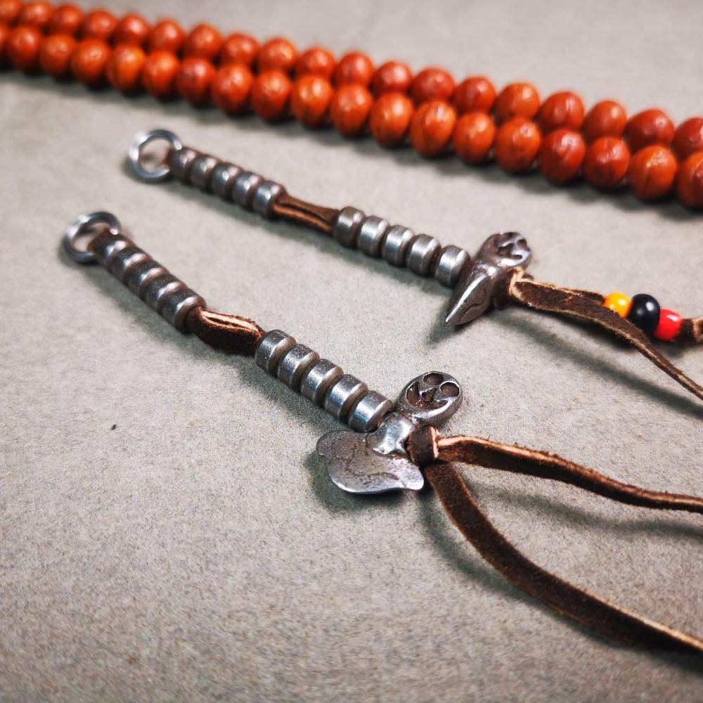 5mm Cold Iron Prayer Bead Counters for 8-15mm Mala - Gandhanra-ART