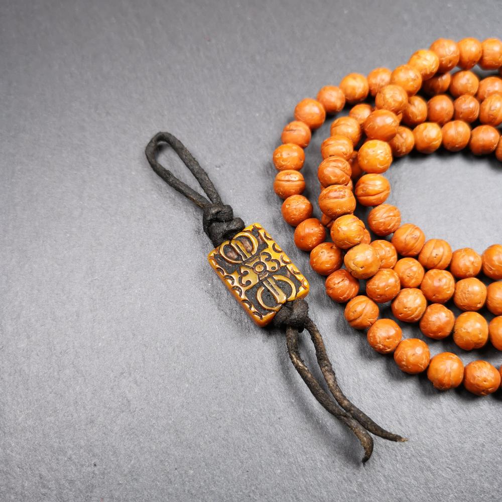 Bone Carved Vajra 0.83"