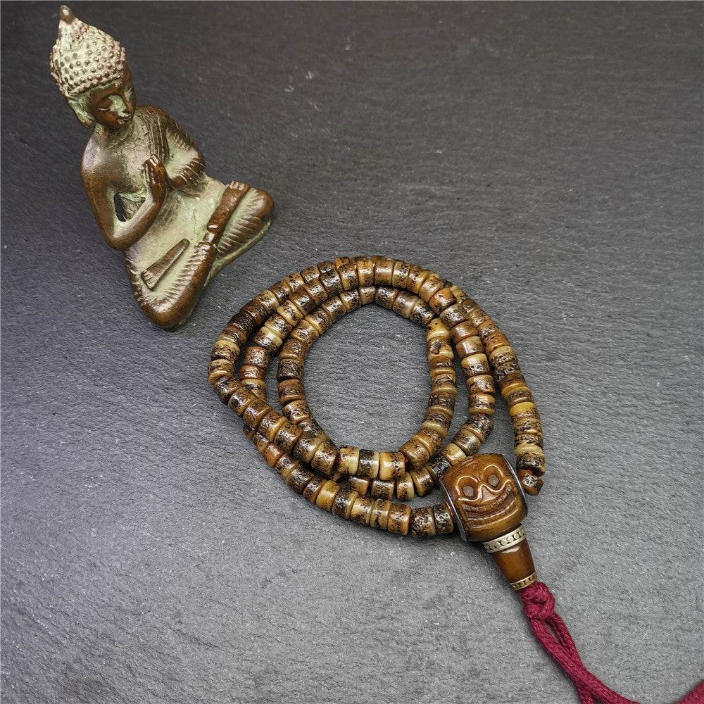 Old Kapala Skull Bone Mala - Gandhanra-ART