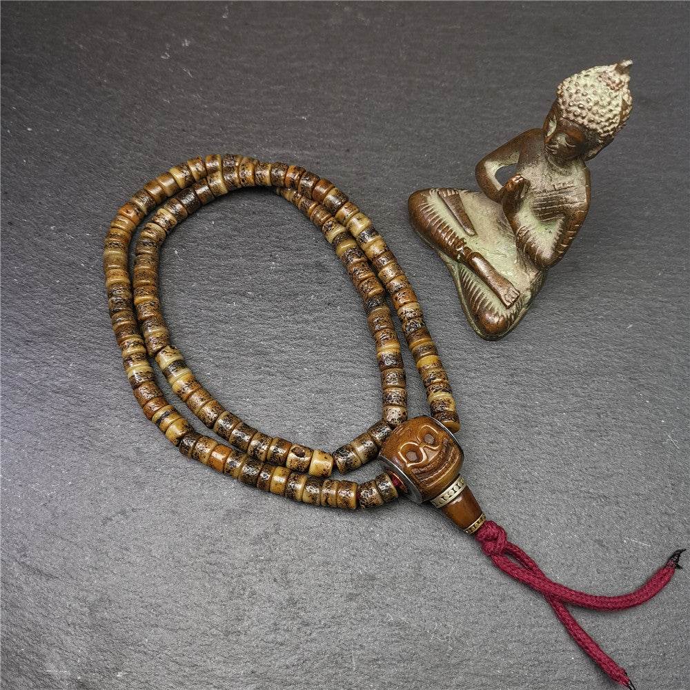 Old Kapala Skull Bone Mala - Gandhanra-ART