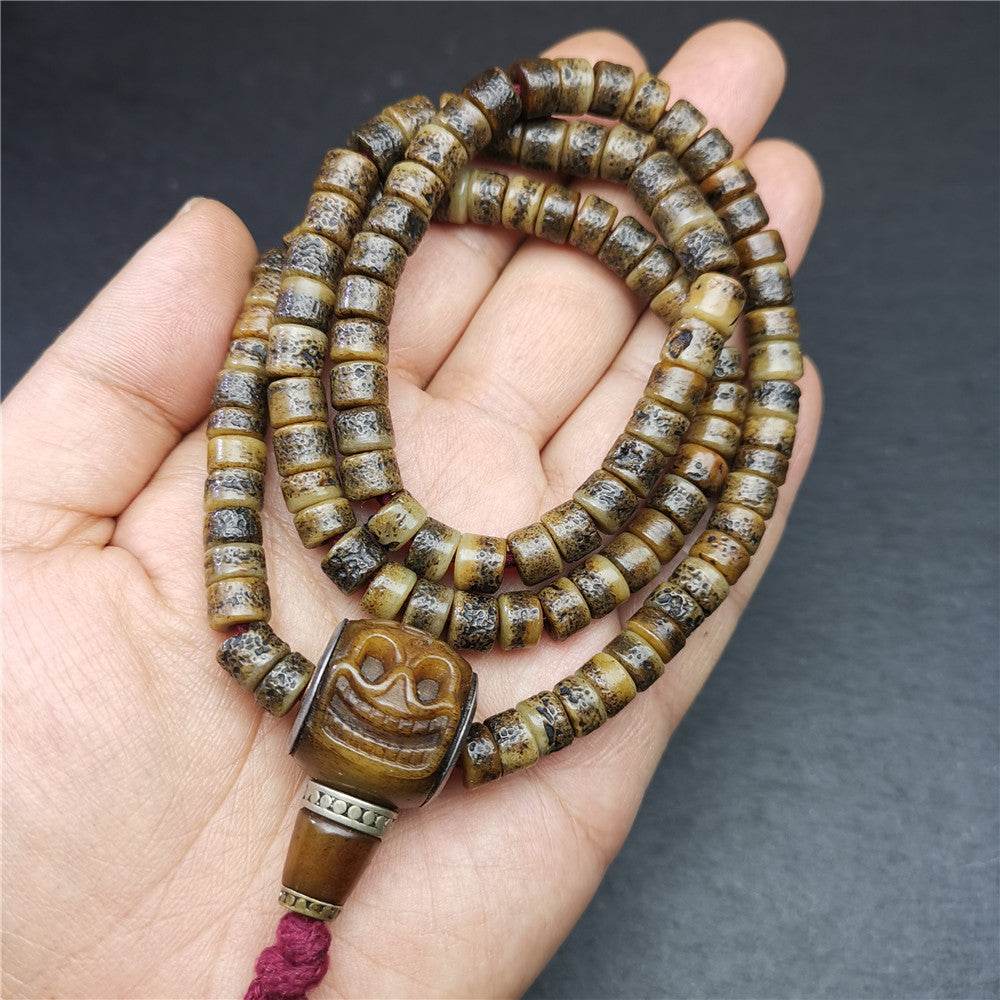 Old Kapala Skull Bone Mala - Gandhanra-ART