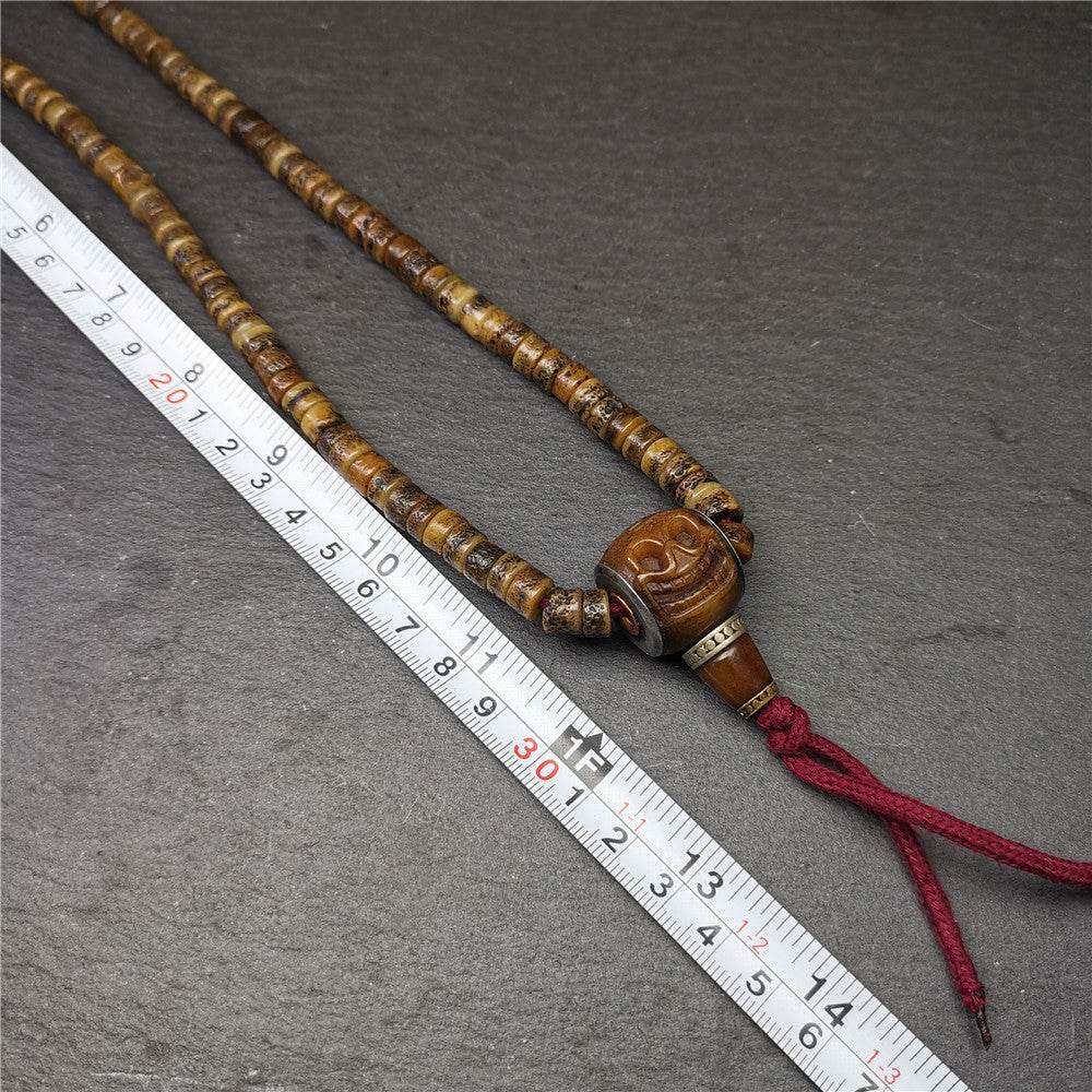Old Kapala Skull Bone Mala - Gandhanra-ART