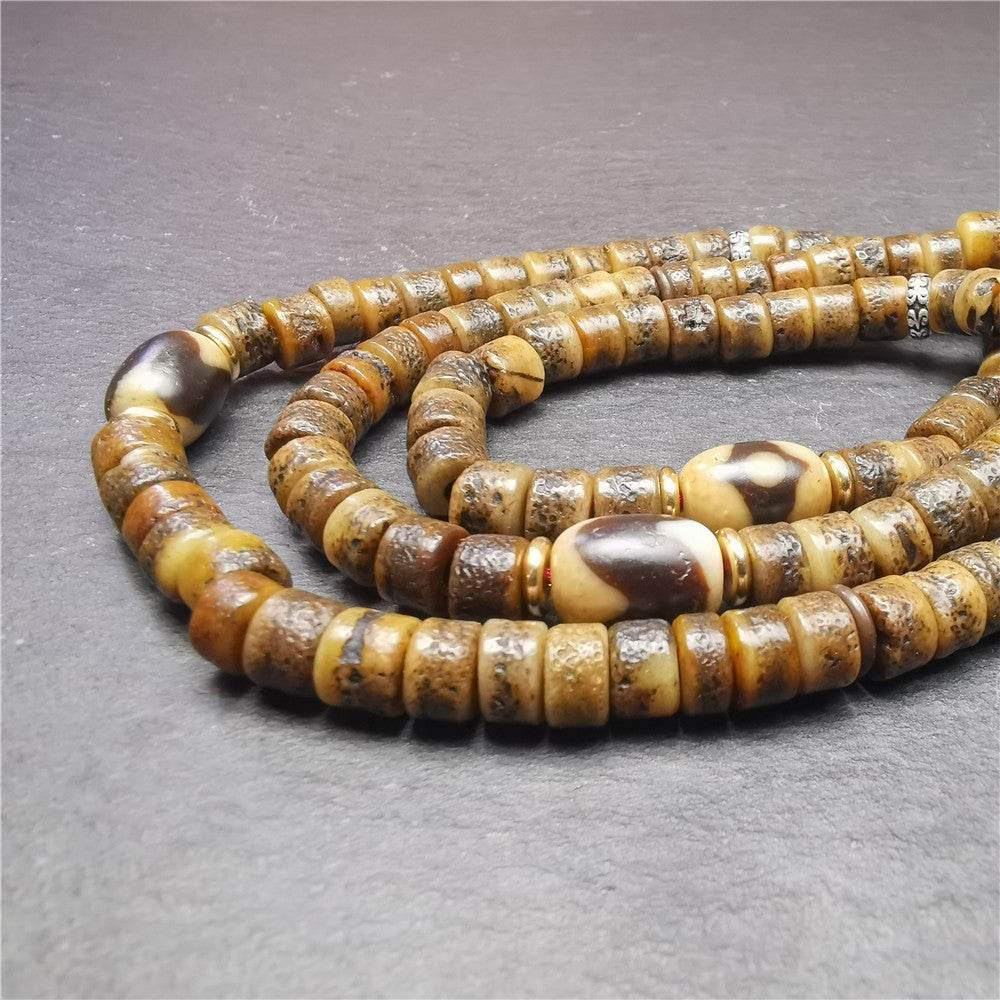 Old Kapala Skull Bone Mala - Gandhanra-ART