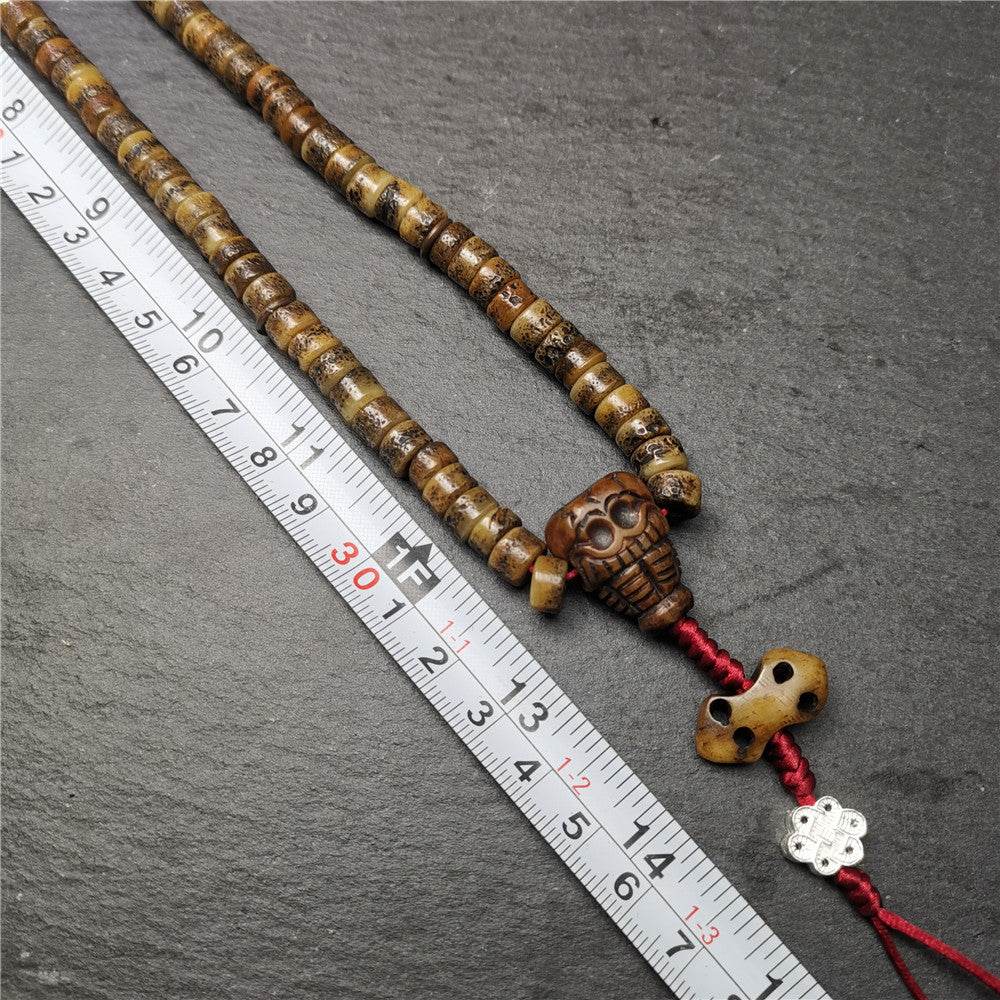 Old Kapala Skull Bone Mala - Gandhanra-ART