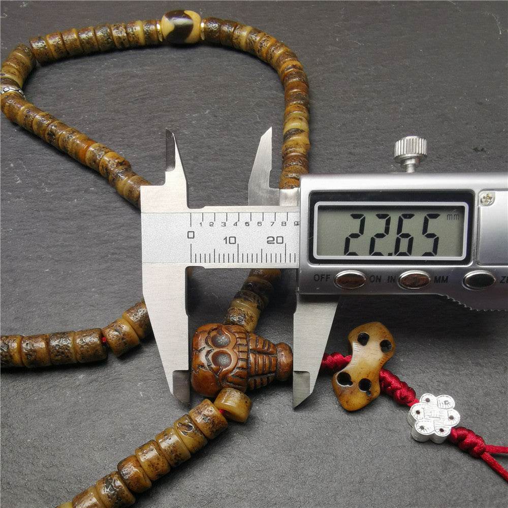 Old Kapala Skull Bone Mala - Gandhanra-ART