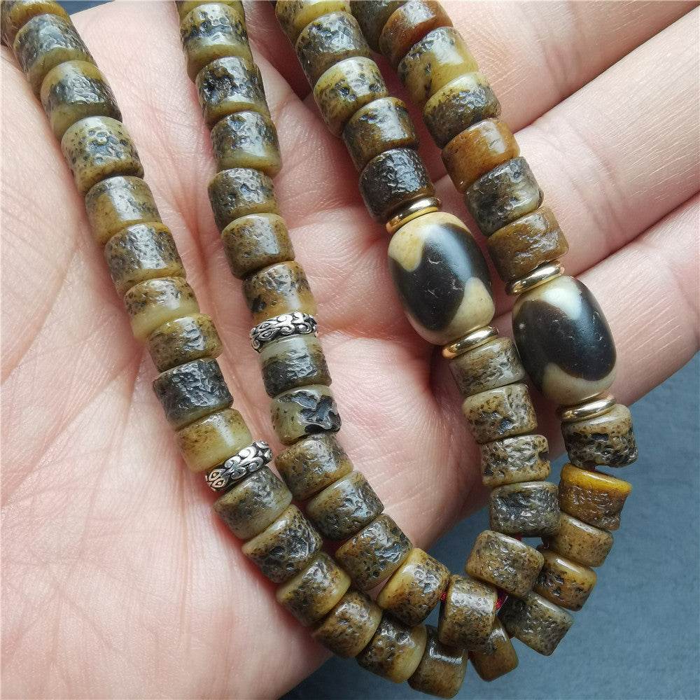 Old Kapala Skull Bone Mala - Gandhanra-ART