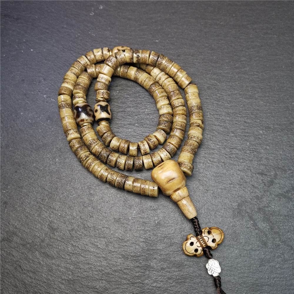 Old Kapala Skull Bone Mala - Gandhanra-ART