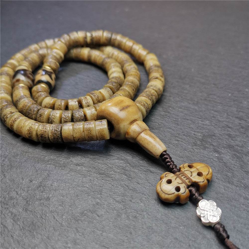 Old Kapala Skull Bone Mala - Gandhanra-ART