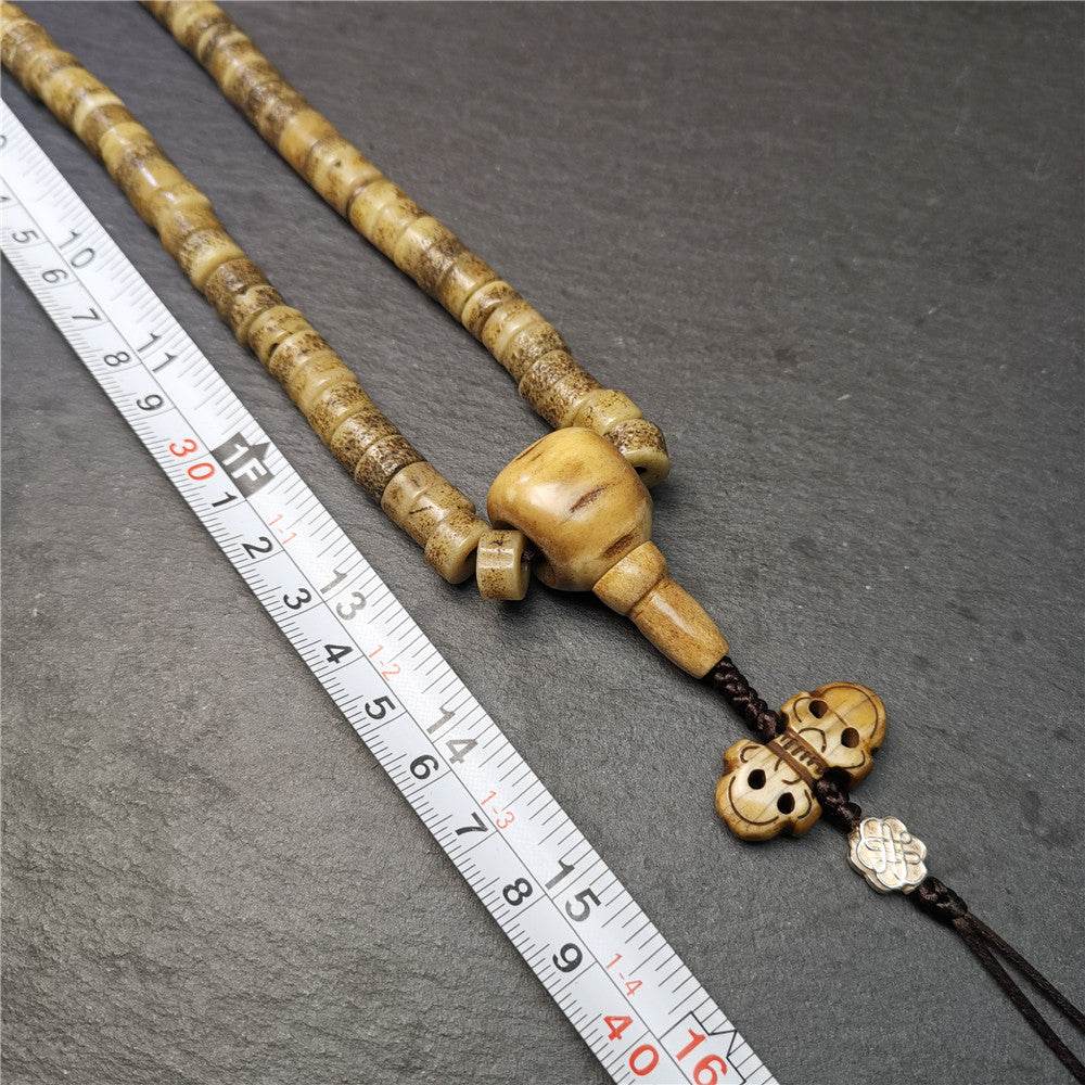 Old Kapala Skull Bone Mala - Gandhanra-ART