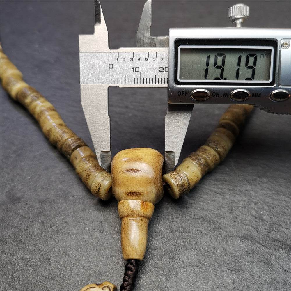 Old Kapala Skull Bone Mala - Gandhanra-ART