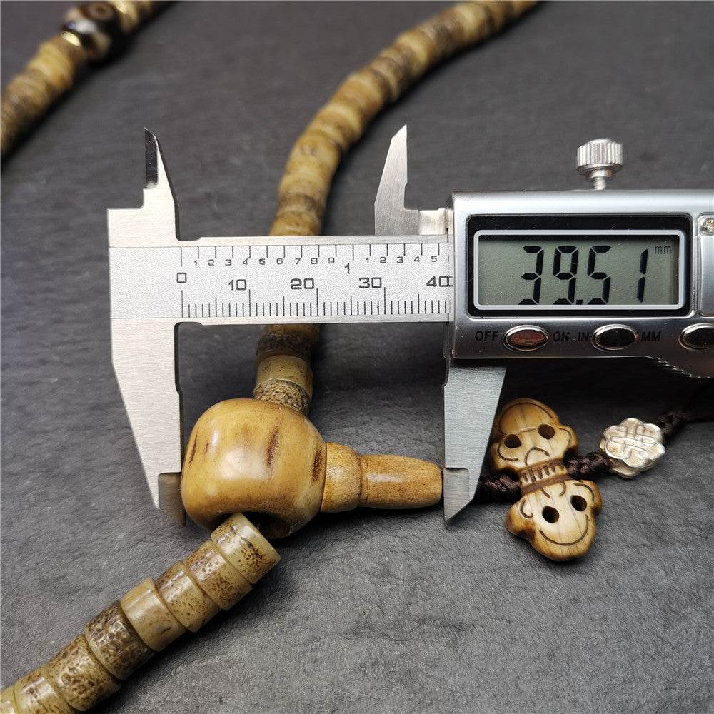 Old Kapala Skull Bone Mala - Gandhanra-ART