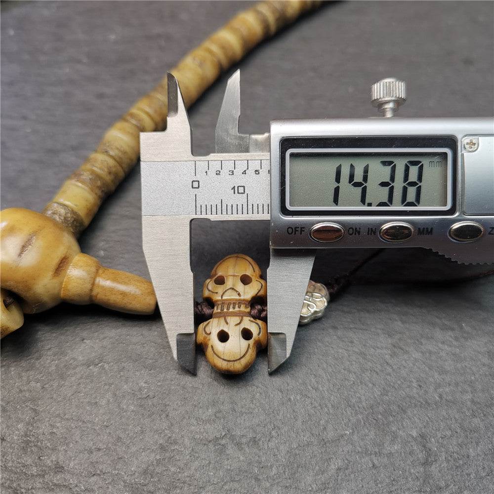 Old Kapala Skull Bone Mala - Gandhanra-ART