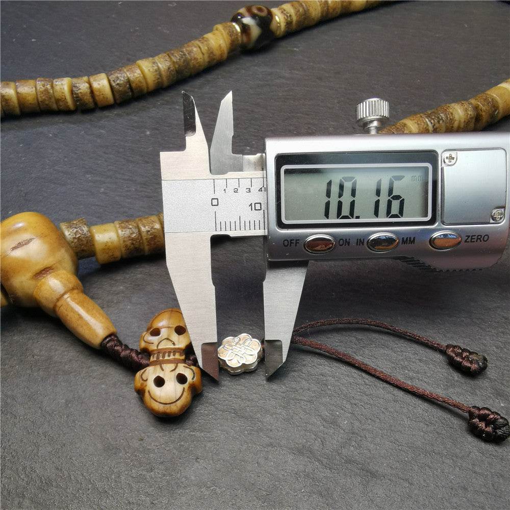 Old Kapala Skull Bone Mala - Gandhanra-ART