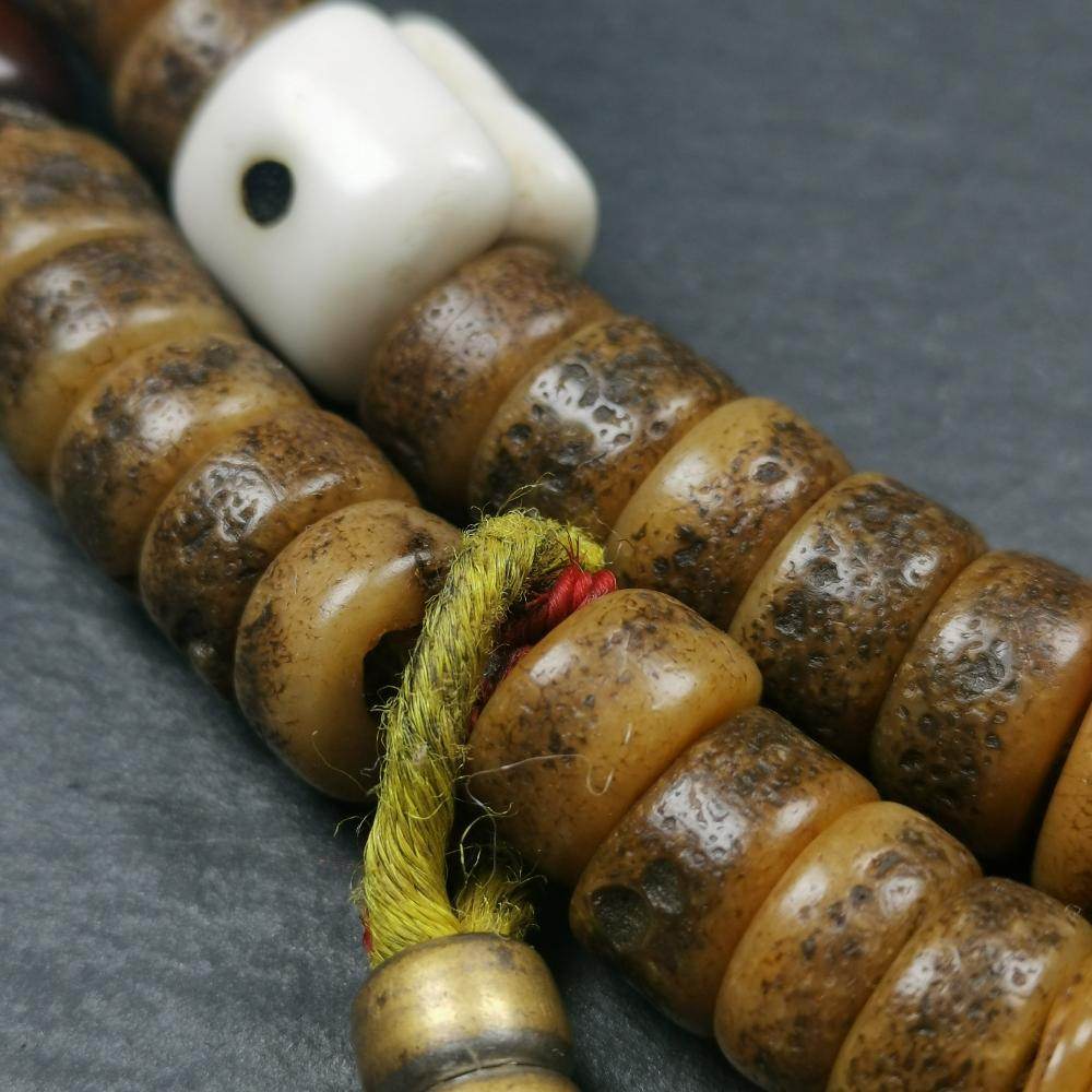 Old Kapala Skull Bone Mala - Gandhanra-ART