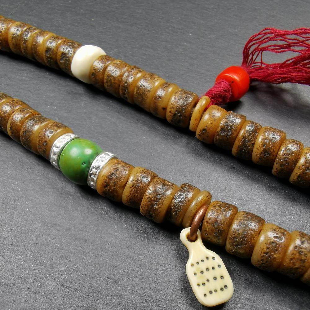 Old Kapala Skull Bone Mala - Gandhanra-ART